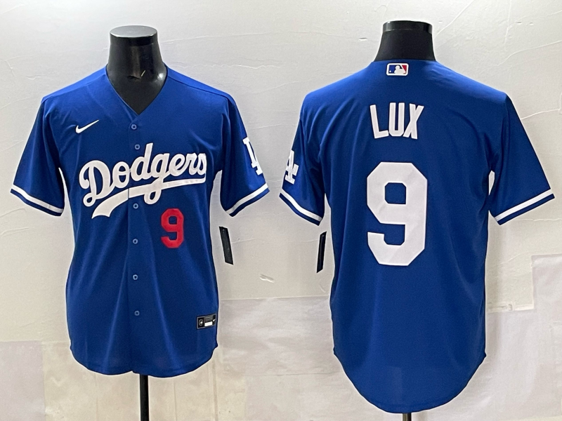 Men's Los Angeles Dodgers Gavin Lux #9 Royal Limited Jersey